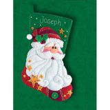08124 Рождественский носок "Санта" (Sequined Santa Stocking), Dimensions