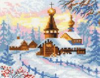 1326 Деревенский пейзаж. Зима, Риолис