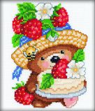 C025 Медвежонок с клубникой (Little Bear with Strawberry), RTO