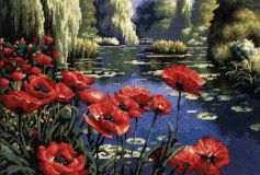 20066 Маки на берегу озера (Lakeside Poppies), Dimensions