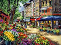 35256 Рынок в Париже (Paris Market), Dimensions