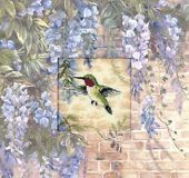 73070 Колибри и глициния (Hummingbird and Wisteria), Dimensions