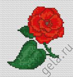 B019 Красная роза, Luca-S