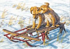70-08852 Щенки в санях (Sled Dogs), Dimensions