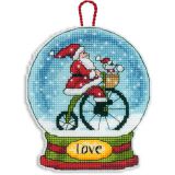 70-08903 Орнамент "Да прибудет любовь" (Love Snow Globe Ornament), Dimensions