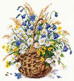 40-27 Ромашки в корзине, Чудесная Игла