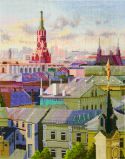 09.007.08 Московские крыши по рисунку Дорониной Т., Марья Искусница