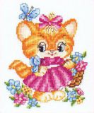 C027 Котёнок и бабочки (Kitten and Butterflies), RTO