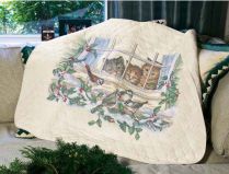 03231 Одеяло Трое Наблюдателей (Three Bird Watchers Quilt), Dimensions