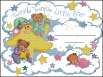 03865 С Рождением (Детская Метрика о Рождении) (Twinkle Twinkle Birth Record), Dimensions