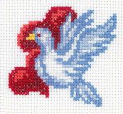 H119 Голубь с сердечками (Dove with Hearts), RTO