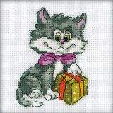 H203 Котёнок с подарком (Kitten with Gift), RTO