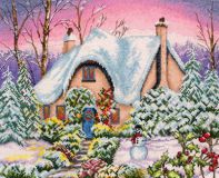 PCE884 Заснеженный коттедж (Snow Cottage), Anchor