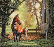 35260 Лошадь с жеребенком (Mare and Foal), Dimensions