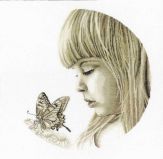 M344 Девочка и бабочка (Butterfly Girl), RTO
