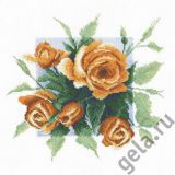 04.007.08 "Чайные розы" по рисунку А. Майской, Марья Искусница
