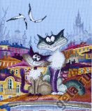 07.005.03 "Кошачьи нежности" по рисунку А. Майской, Марья Искусница