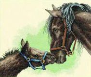 13722 Мама и жеребенок (Mother and Colt), Dimensions