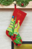 72-08166 Носок "Праздничная ёлка" (Festive Tree Stocking), Dimensions