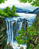 1042 Водопад, Алмазная Мозаика