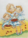 15.001.34 Ангелочки по рисунку Э. Эллис, Марья Искусница