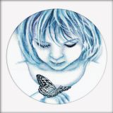 M176 Девочка и бабочка (Butterfly Girl), RTO
