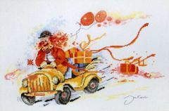 PN-0008212 Клоун приносящий подарки (Clown Bringing Presents), Lanarte